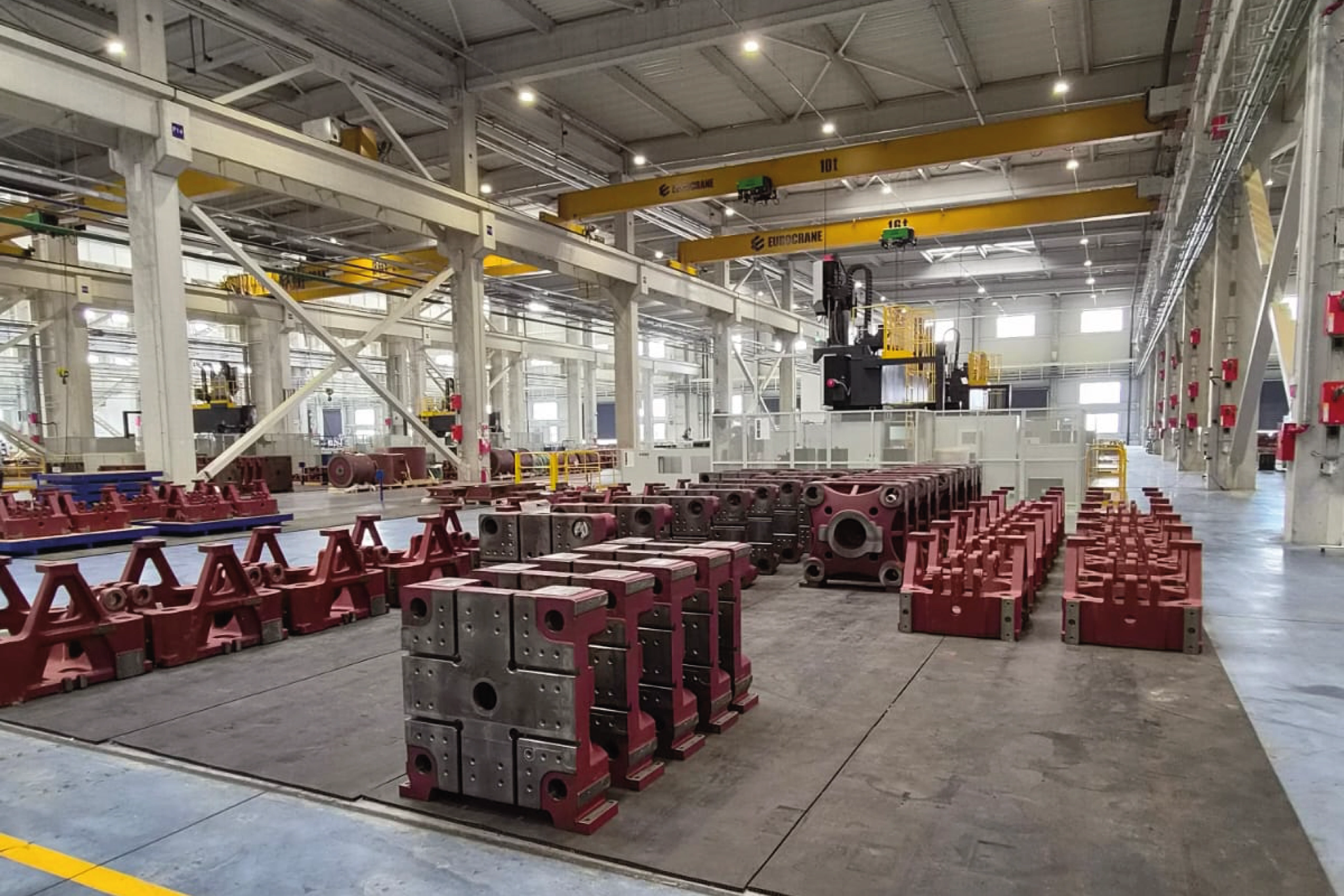 Vue intérieure de l'usine Haitian en Serbie