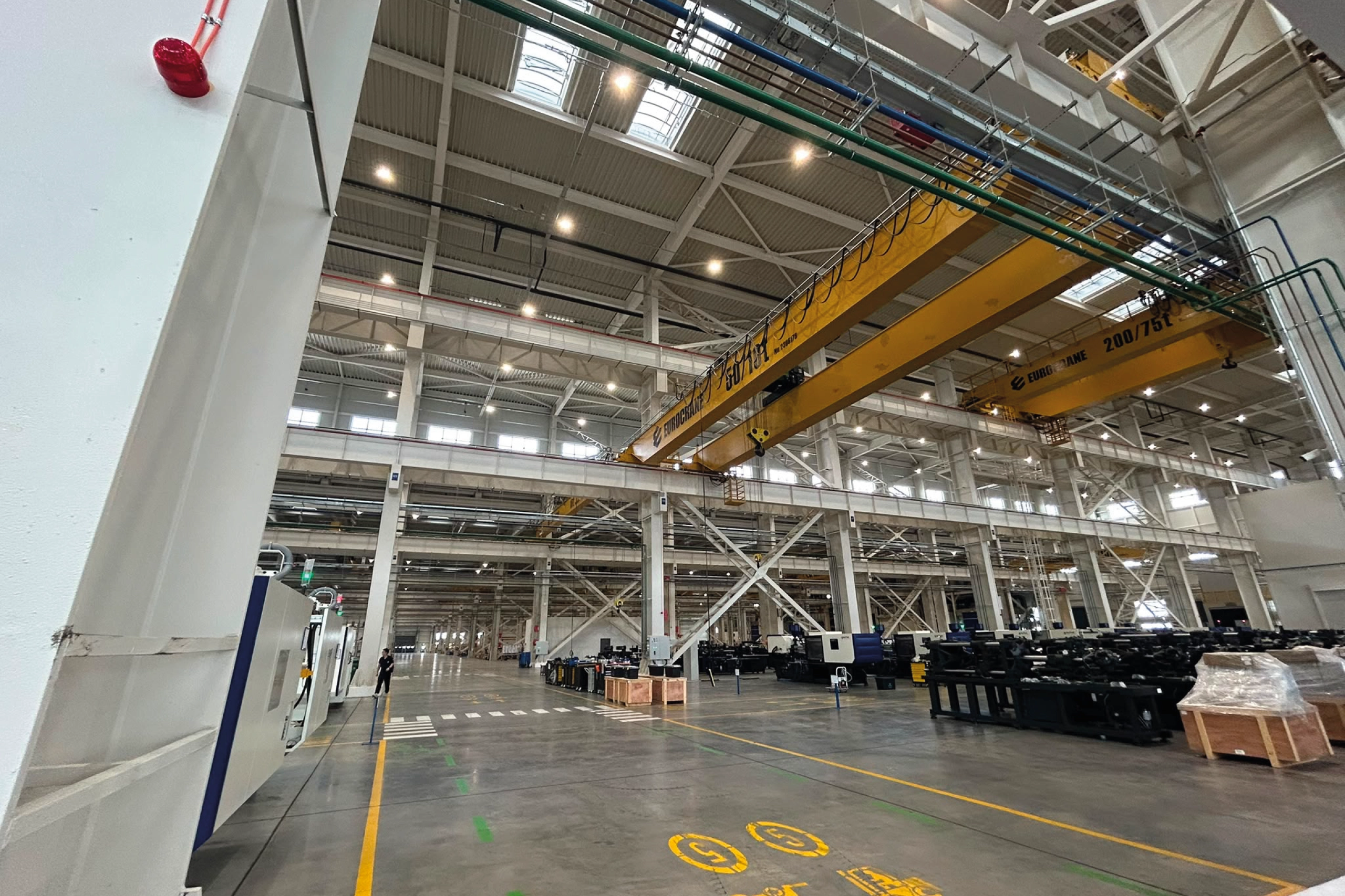 Vue intérieure de l'usine Haitian en Serbie